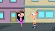 Phineas and Isabella apologizing to each other