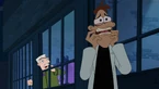 Doofenshmirtz screams, after realizing Carl may take over the Tri-State Area before him