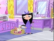 今回はちょっとおもしろい作り。チャウダーでもあったけど、同じ話を別の視点で見せる形になっていますね。Aパートはいつものフィニアスたち。一方Bパートはイザベラたちファイヤーサイド・ガールズ側から。