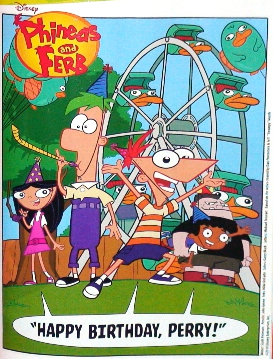Happy Birthday Perry Phineas And Ferb Wiki Fandom 