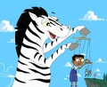 The Zebra controlling the Baljeet puppet who is controlling the Linda and Lawrence puppets.