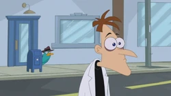 Lần chạm trán đầu tiên giữa Doofenshmirtz và Perry.