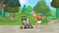 Phineas and Ferb cry, Candance tries to silence them