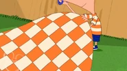 Phineas's clothes coloured material