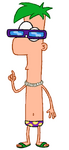 Ferb in Swim Trunks