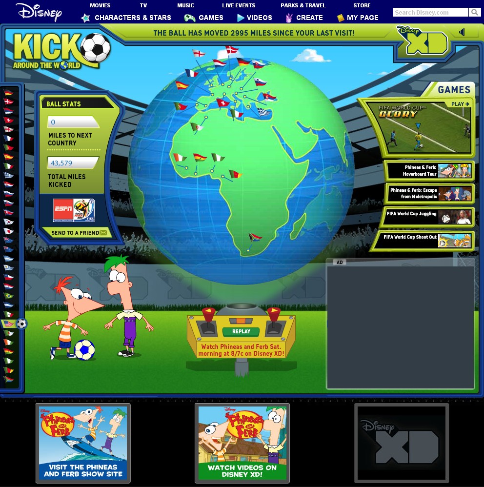 Kick Around the World Phineas and Ferb Wiki Fandom