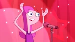 Candace clapping.
