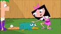 Perry, Isabella, and Ferb
