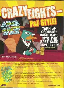 Crazy 8s P&F Style! Instructions