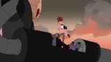 Doof-2 brings up the giant arm for a moment