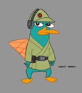 Agent P as a Rebel Trooper. By Kyle Menke.