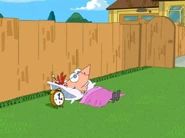 A Phinedroid trying to sleep.