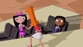 Isabella helps Candace up onto the plane.
