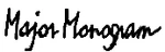 Major Monogram Signature