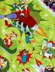 Phineas and Ferb Christmas wrapping paper 2013 - green
