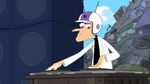 Doofenshmirtz uses the DJ