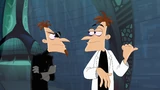 Doof-2 gives Doofenshmirtz-1 a glare at him