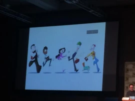 Lưu ý: đây không phải là thiết kế cuối cùng của các nhân vật, nhưng nó khiến Dan và Swampy phải hỏi tới tác giả để có thiết kế cuối cùng cho tập này.