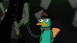 Agent P noticed the kids in danger and a trap set up by both Doofenshmirtz's