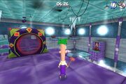 Ferb exploring in game 1