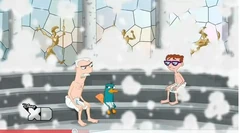 Major Francis Monogramm in der Sauna mit Carl und Perry