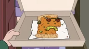 The pizza looks like Major Monogram.