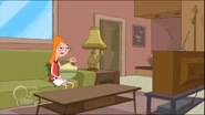 Candace watches TV