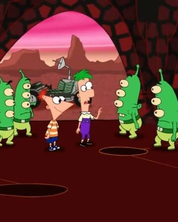 Martians Phineas And Ferb Wiki Fandom The song was voted number 9 during the phineas and ferb musical cliptastic countdown. martians phineas and ferb wiki fandom