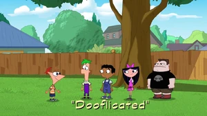 Dooflicated Title Card