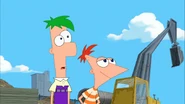 Phineas sighs "It's good to be back." Ferb: Yes, yes it is.