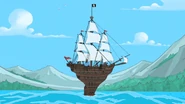 The ship comes to life.