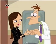 Vanessa being upset to have her father as her new science teacher