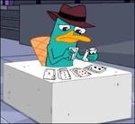 Perry is bored with doof's plans