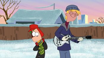 Ferb And Jeremy Rocking Out