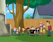 Phineas, Ferb, and the gang on their backyard.jpg (193 KB)