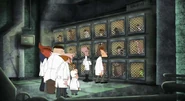 All of the O.W.C.A. agents (except for Perry) have been captured and imprisoned inside the villains' warehouse.