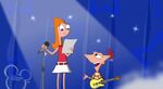 Phineas gives Candace the lyrics.