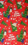 Phineas and Ferb Christmas wrapping paper 2011