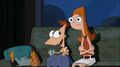 Phineas explaining the movie storyline