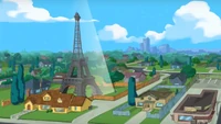 Holographic Eiffel Tower