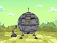 Dr. Doofenshmirtz's "Shrinkspheria", one of only a few of his inventions to not end in "-inator