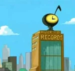 The Huge-O-Records building.