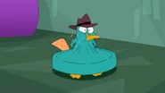 "Perry the Platypus! You ate all the cheese?!"