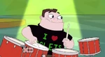 Buford on drums