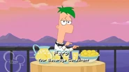 Ferb is the beverage consultant.