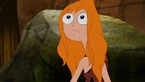 Candace with her hair down.