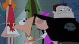 Isabella going to kiss Phineas 2