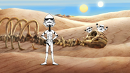 In the empire-skeleton