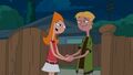 Candace and Jeremy shortly before they share there first kiss