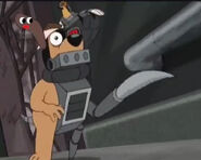 Dogborg sensing something wrong.